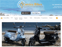 Tablet Screenshot of corsicabikes.com